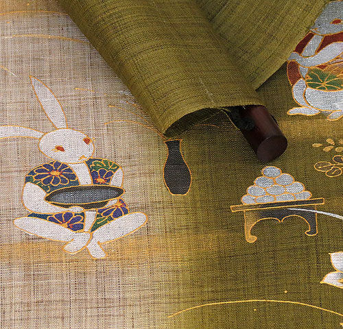 Modern Japanese Tapestry (Preparing for Moon Viewing) otukimishitaku