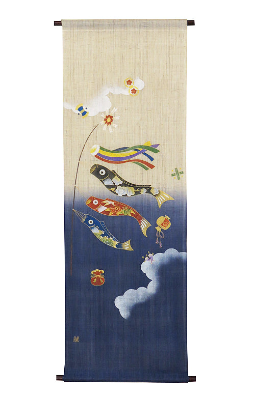 Japanese-style modern tapestry (Swimming in the wind)kaze ni oyogu