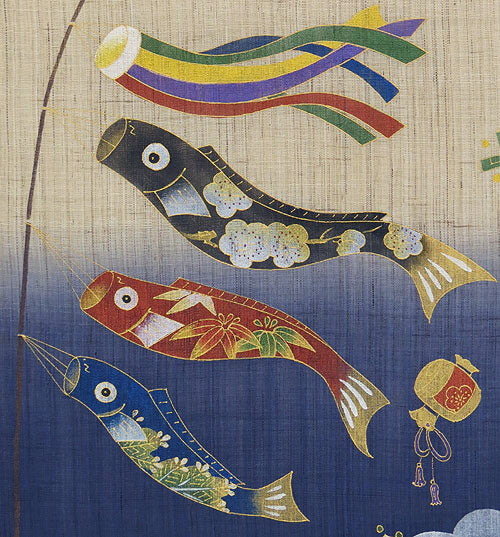 和風モダンタペストリー(風に泳ぐ)端午の節句