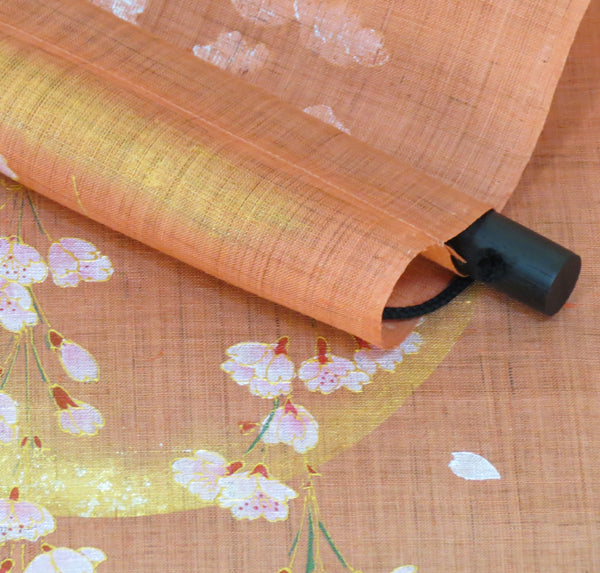 和風モダンタペストリー(月と桜華)