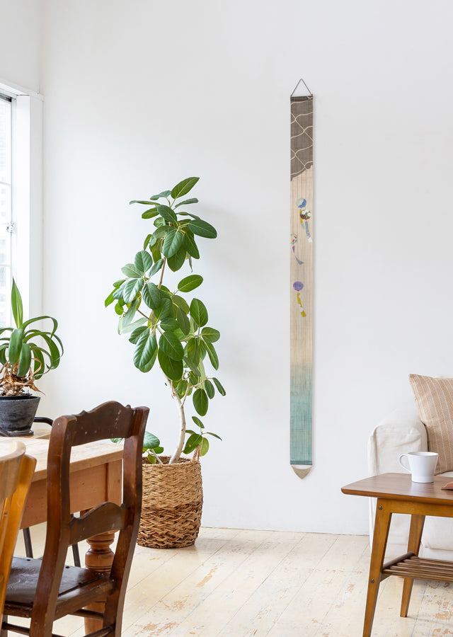 細タペストリー(風鈴)