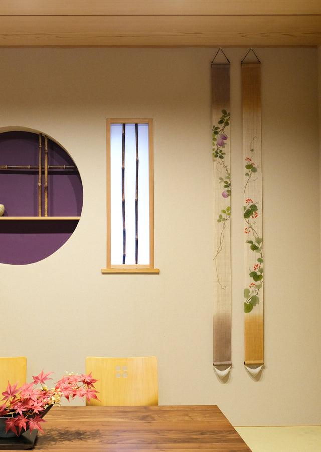 細タペストリー(あけび)