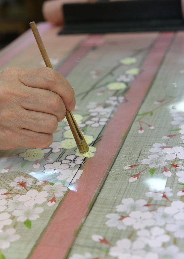 細タペストリー(紅しだれ桜)