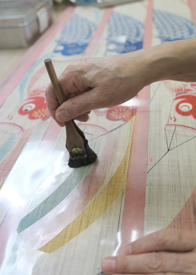 細タペストリー(ひごいとこごい)端午の節句