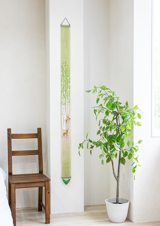 細タペストリー(白樺の森)