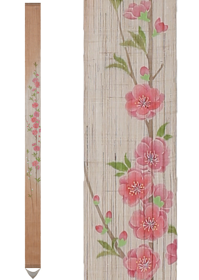 細タペストリー(桃の花)
