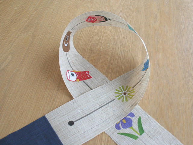 細タペストリー(節句吊るし飾り)子供の日