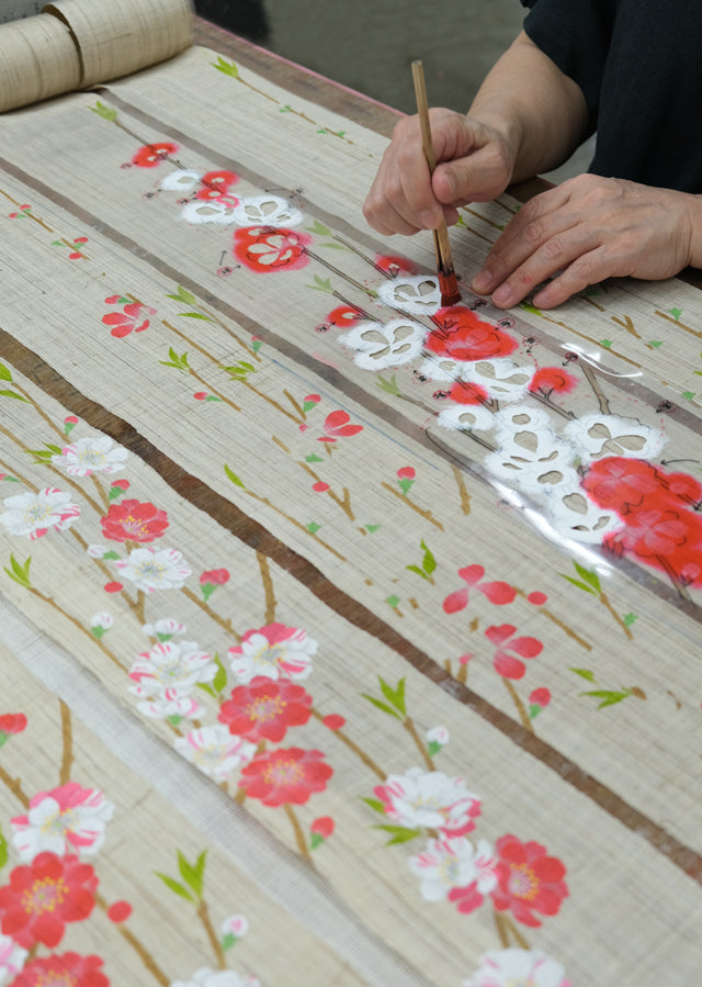 細タペストリー(花桃源平)