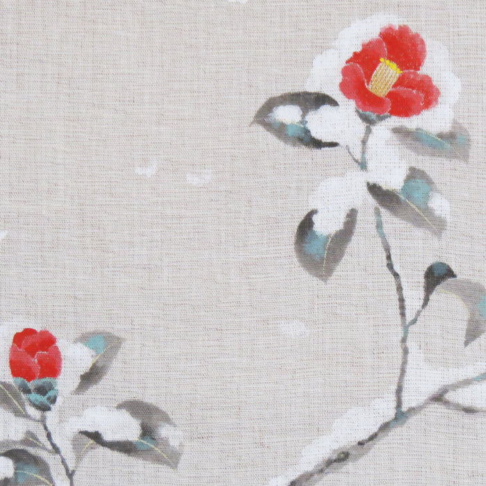 麻のれん(雪椿)