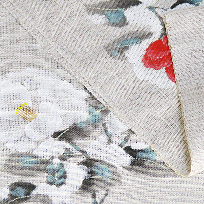 麻のれん(雪椿)