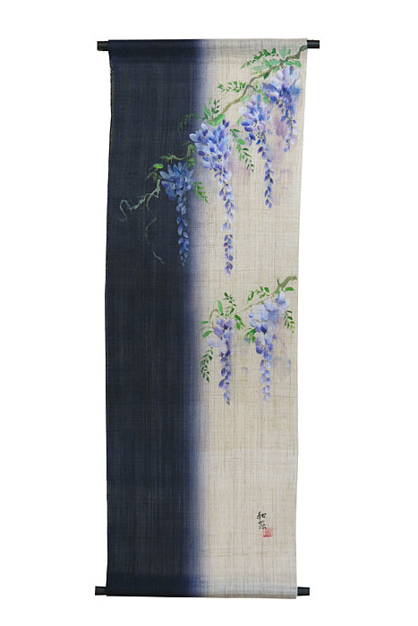 Japanese-style modern tapestry (Wisteria flower)