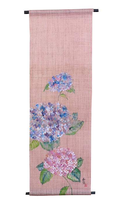 Japanese-style modern tapestry (hydrangea)