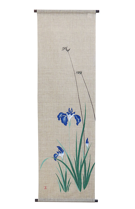 Modern Japanese Tapestry (Iris)kakitubata