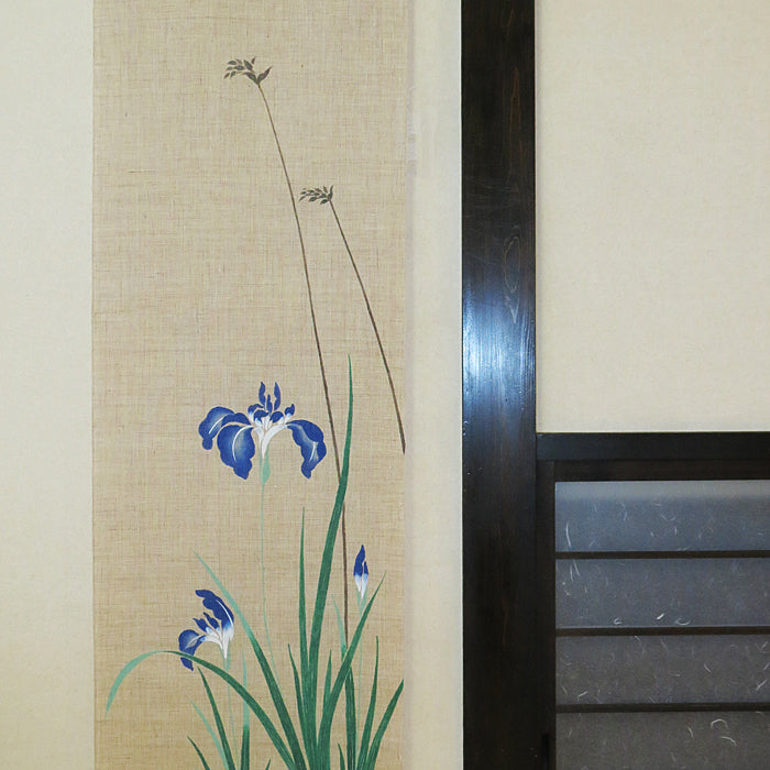 和風モダンタペストリー(燕子花/かきつばた)