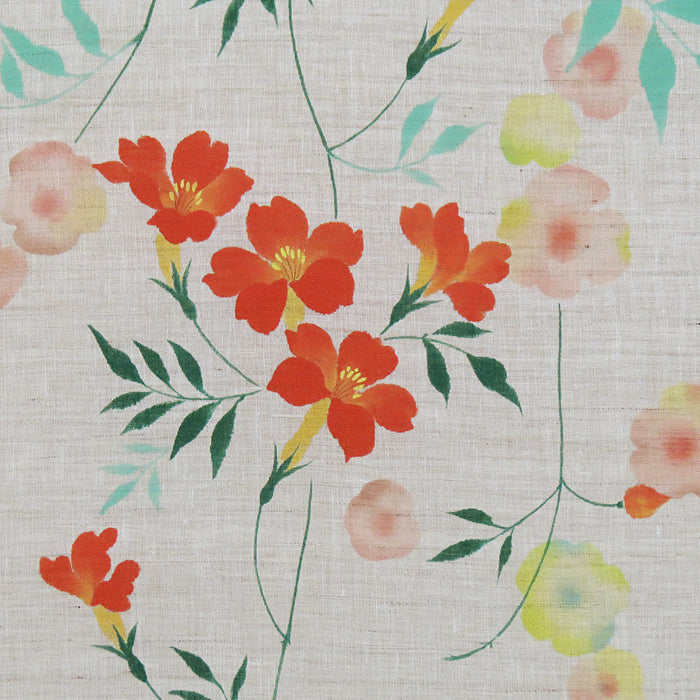 麻のれん(凌霄花) /のうぜんかずら