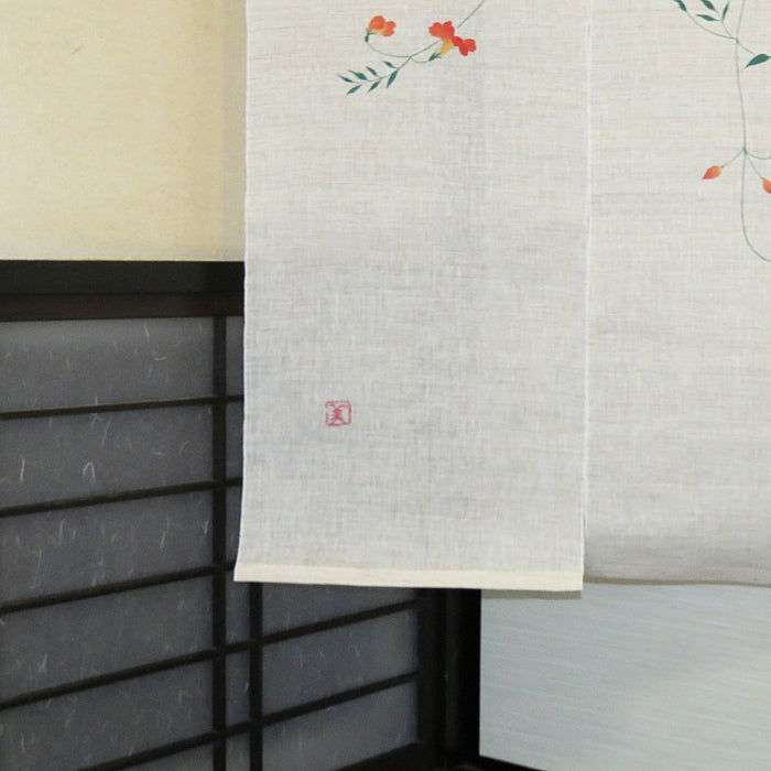 麻のれん(凌霄花) /のうぜんかずら