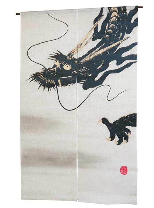 Hemp curtain (cloud and dragon) unryu
