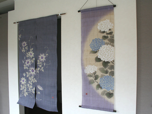 Japanese-style modern tapestry (Temari hydrangea) temari azisai