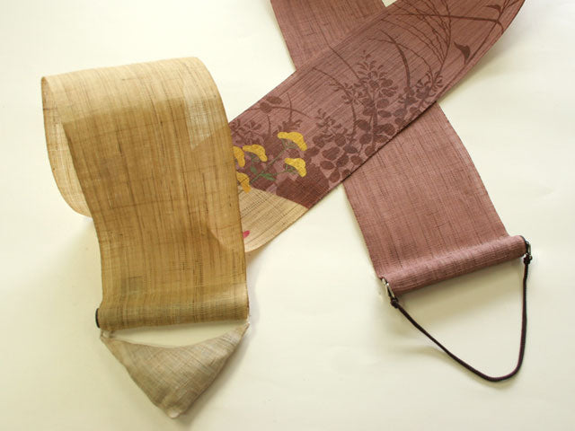 細タペストリー(秋の七草シルエット)