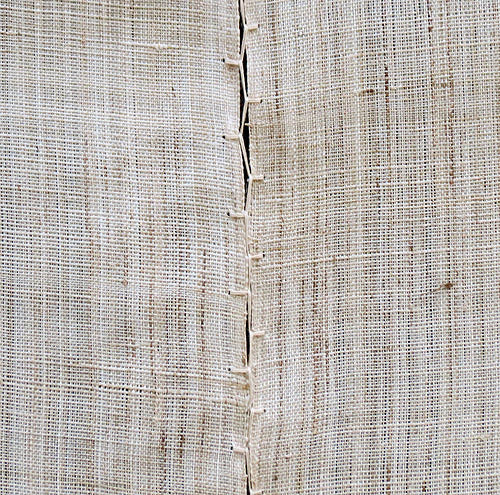 Plain hemp noren (unbleached)