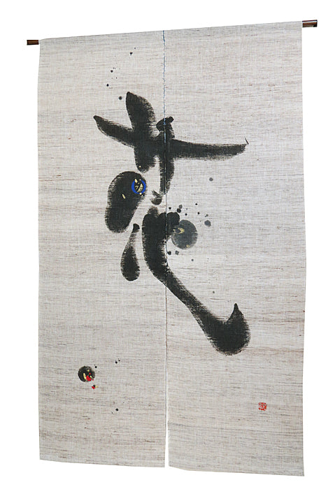 Hemp Curtain (Flower) hana// Kosho