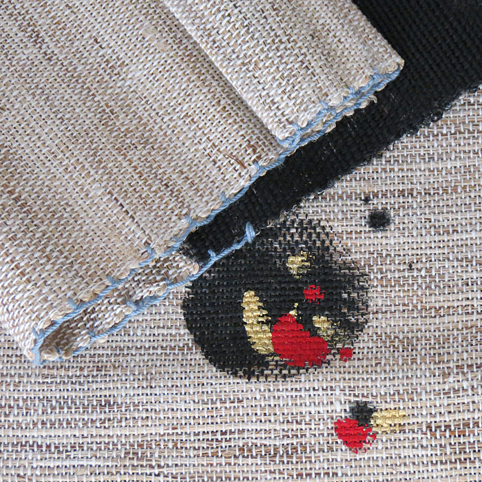 Hemp Curtain (Flower) hana// Kosho