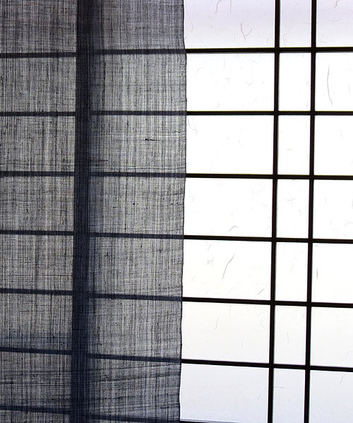 【サイズオーダー】無地 麻のれん (紺藍色)/ ※「お問い合わせフォーム」より注文必須