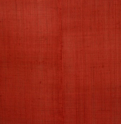 無地 麻のれん(べんがら色)