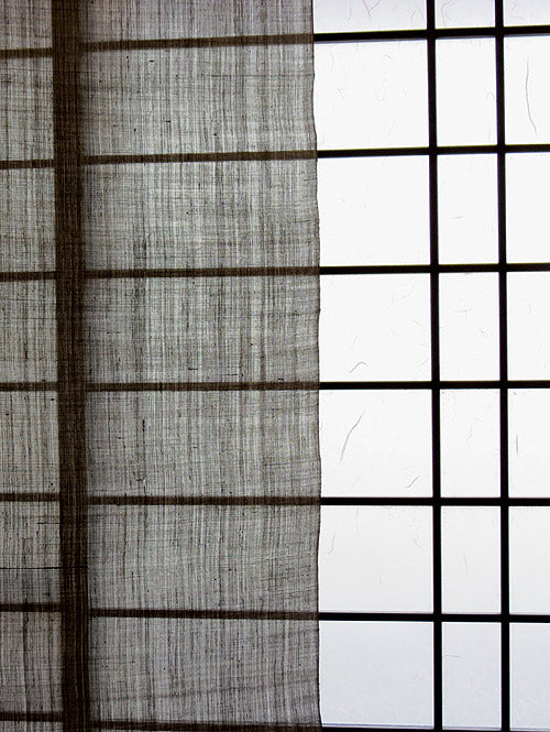 【サイズオーダー】無地 麻のれん(墨色)/ ※「お問い合わせフォーム」より注文必須