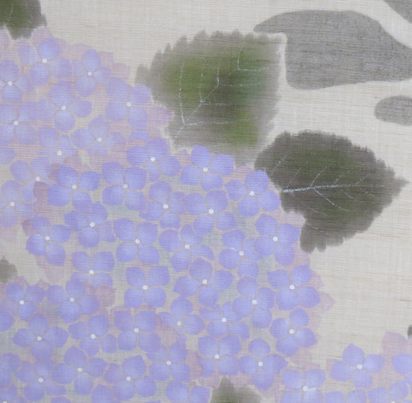 麻のれん(紫陽花小径)
