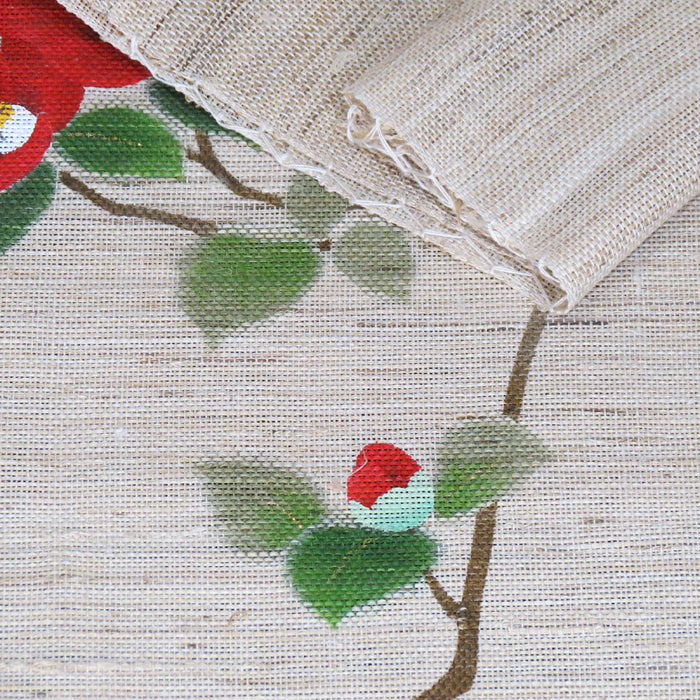 Hemp curtain (camellia bush)