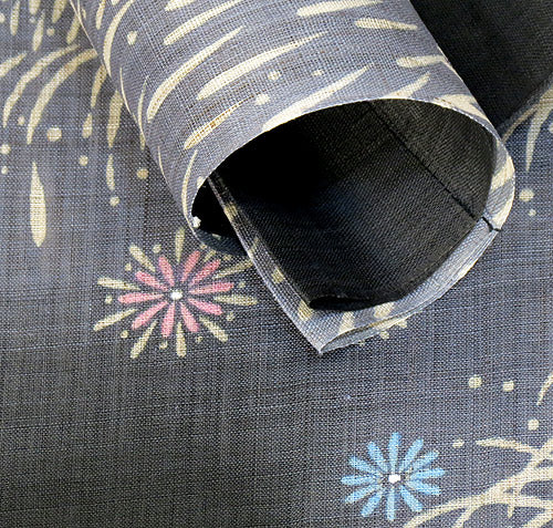 Linen Noren (Fireworks)