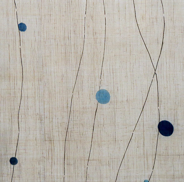 麻のれん(ふわり藍)