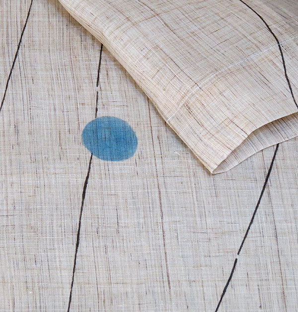 麻のれん(ふわり藍)