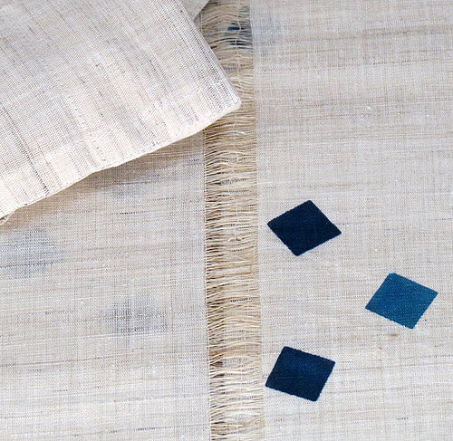 麻のれん(ジクザグ藍)