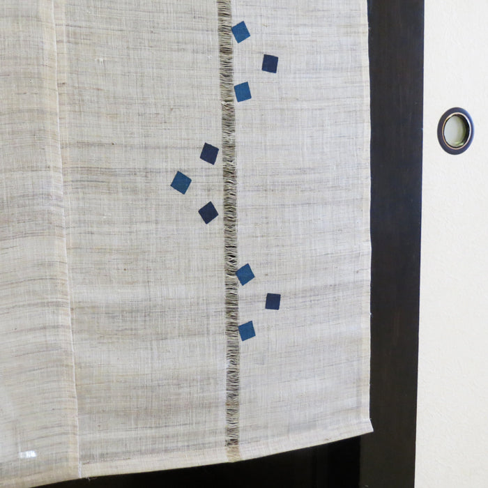 麻のれん(ジクザグ藍)