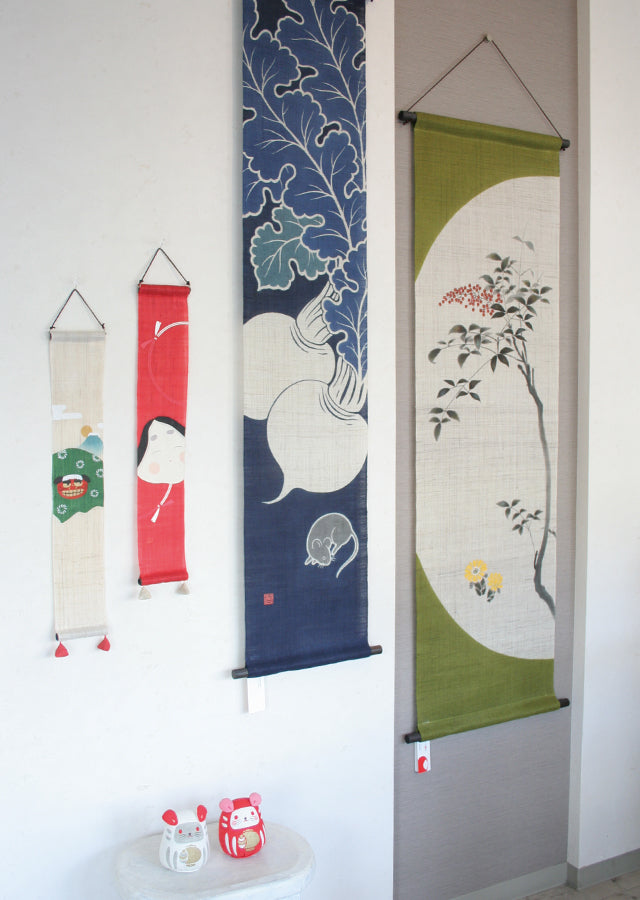 和風モダンタペストリー(南天福)