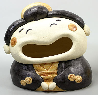 陶人形(わっはっはのお多福福助さん)