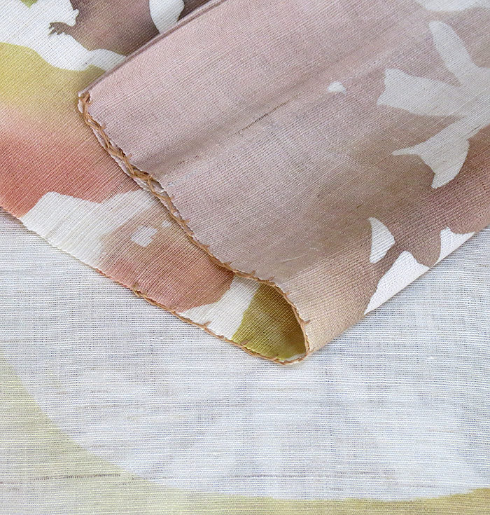 麻のれん (木の葉)/ かさ音工房 / 受注制作