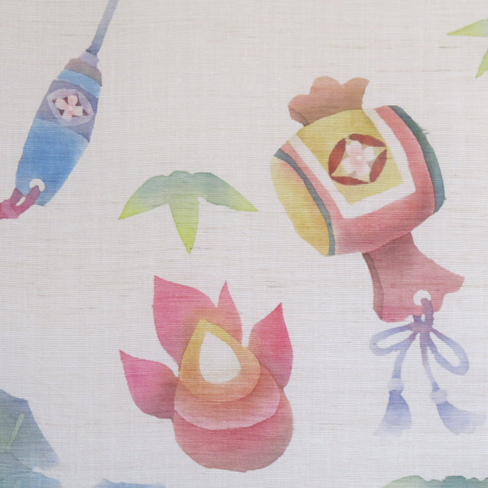 麻のれん (宝づくし)/ かさ音工房