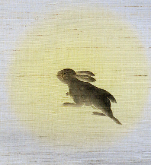 Japanese modern tapestry (Moonlit night rabbit)tukiyo no usagi / made to order
