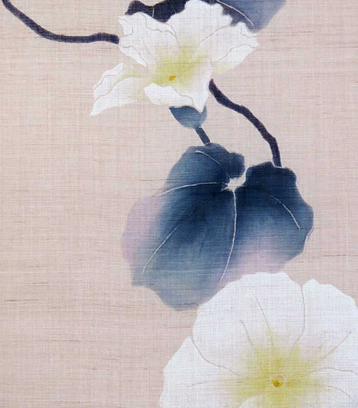 和風モダンタペストリー(夕顔)受注制作