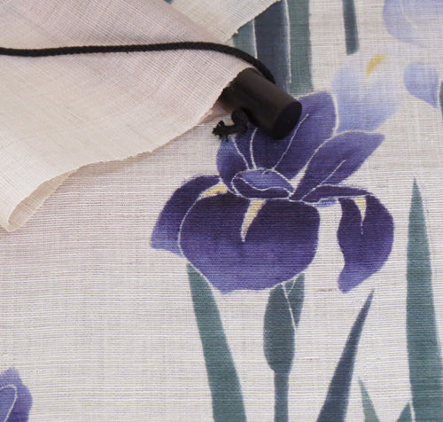 Japanese-style modern tapestry (flower irises)/made to order /hana syobu