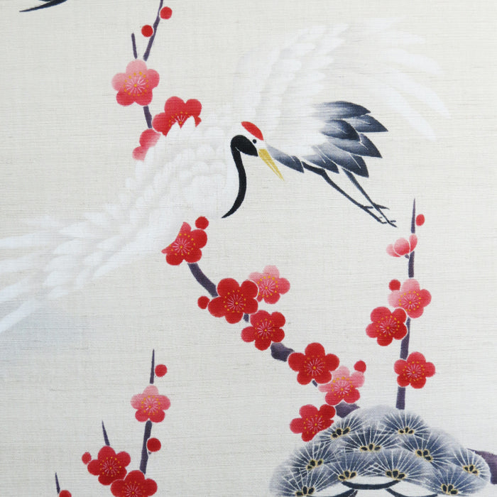 和風大判タペストリー(鶴に松)