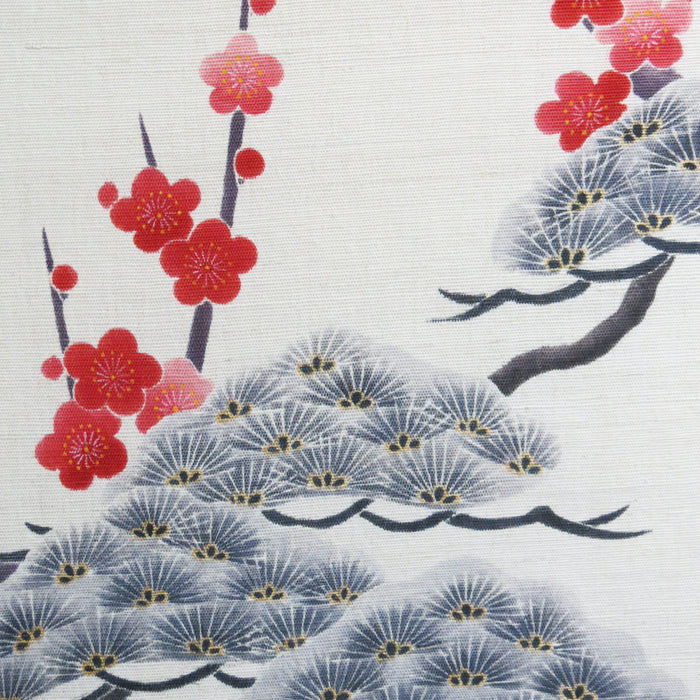 和風大判タペストリー(鶴に松)