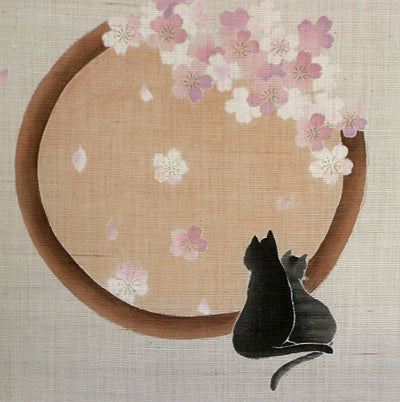 Japanese-style modern tapestry (Yumemi kusa)/made to order