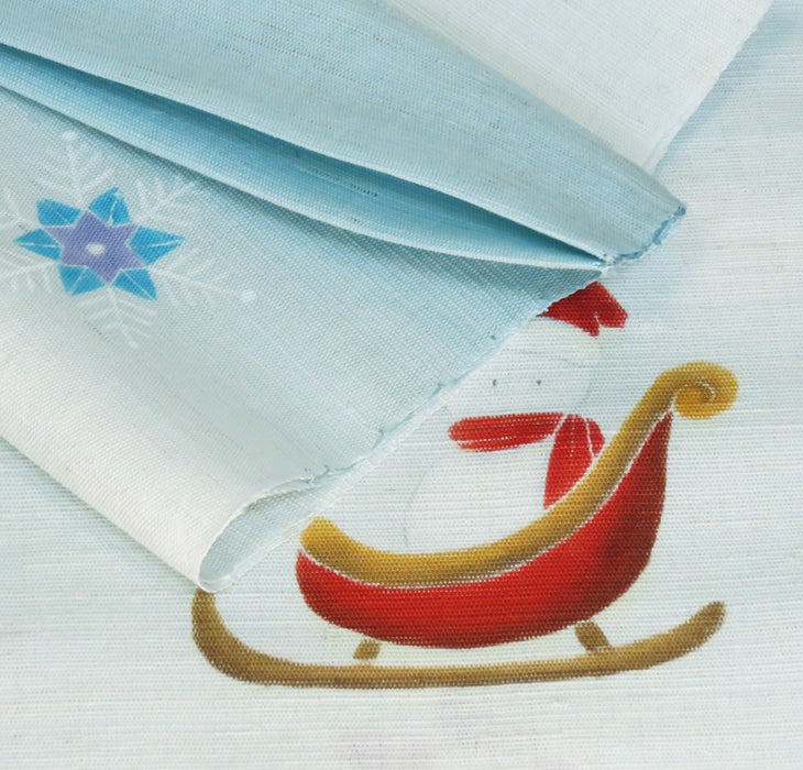 麻のれん (サンタのクリスマス)/ 尾崎尚子 受注制作