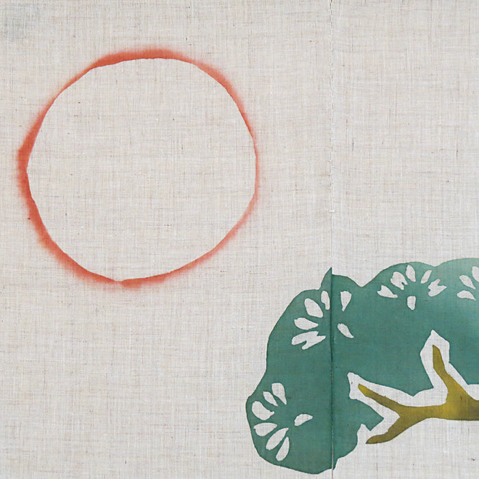 Batik linen noren (pine)matsu