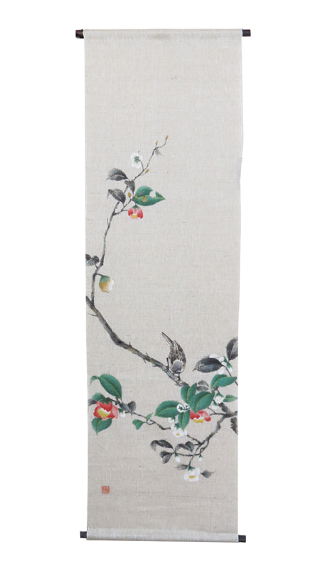 Modern Japanese Tapestry (Camellia)