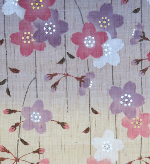 Japanese-style modern tapestry (weeping cherry purple) sidare sakura murasaki